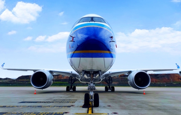 The nose of an aeroplane