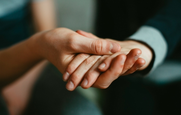 Holding hands